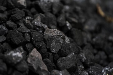 Natural Black Coal Rocks for Industrial Fuel