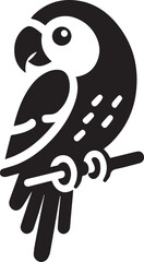 simple parrot vector