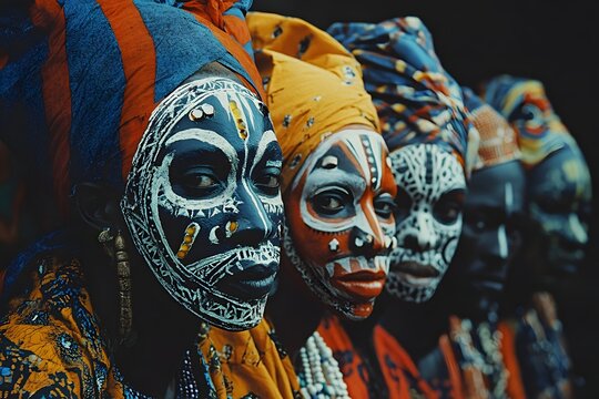 Yoruba mask ceremony