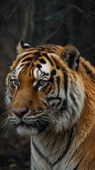 portrait of a bengal tiger