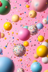 Colorful explosive art