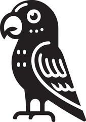 beautiful simple parrot vector 