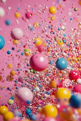 Colorful explosive art