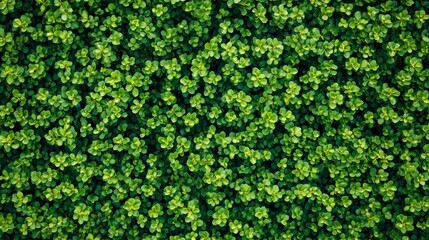 Lush green hedge, a natural privacy screen for garden serenity and landscape elegance