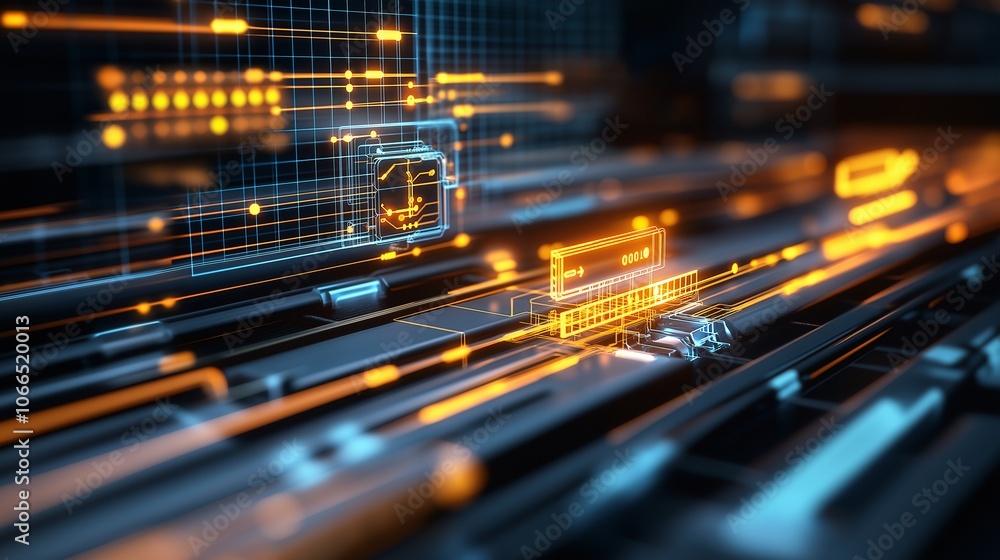 Poster dynamic visualization of supply chain processes