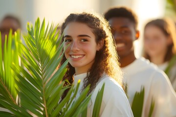 Palm Sunday procession