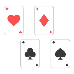 Ace Playing Card Vector