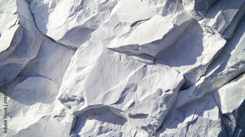Poster close-up of a white stone texture, emphasizing the intricate details and patterns. this high-quality