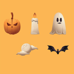 Halloween Stuff Vector 