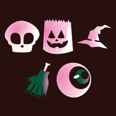 Halloween Stuff Vector 