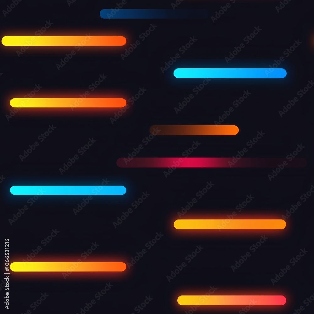 Poster colorful abstract scanline pattern design