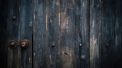 Obraz premium Dark vintage texture of old wood creates a rich atmosphere, providing an intriguing wood background ideal for various design projects and layouts with ample copy space.