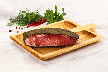 Delicous tasty dry pork jerky