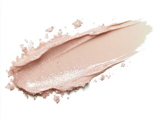 A close up of a liquid foundation on a white background