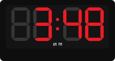 3 : 48 Digital watch