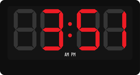 3 : 51 Digital watch