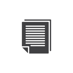 Document file vector icon