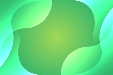 Green Gradient Style Abstract Background