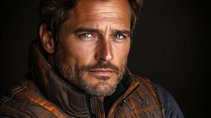 Obraz premium Stylish Semi-Casual Outfit with a Modern Vest