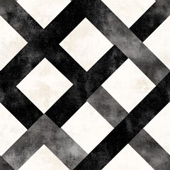 Fototapeta premium Seamless Pattern with Acid Wash Effect in Monochrome