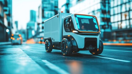 Urban autonomous logistics systems integrating AI-powered electric vehicles for zero-emission deliveries