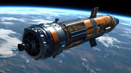 Ion thrusters for space exploration, providing continuous thrust for long-duration missions beyond Earth