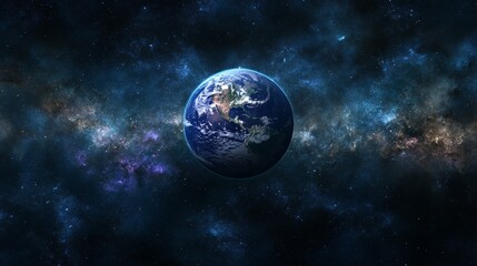 Obraz premium Earth in Space.