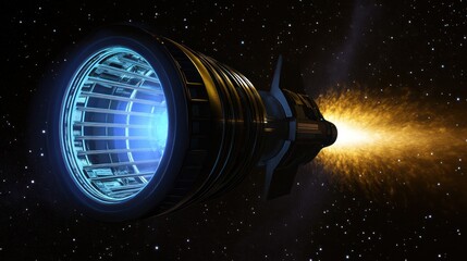Hall-effect ion thruster technology powering spacecraft with highly efficient electric propulsion systems