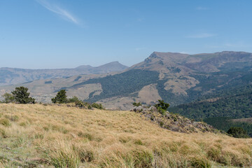 View of a Hogsback mountain in the Amathole mountain, Eastern cape