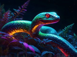 Fototapeta premium a mythical snake