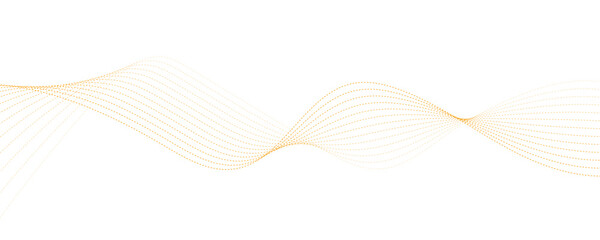 Abstract orange wavy background