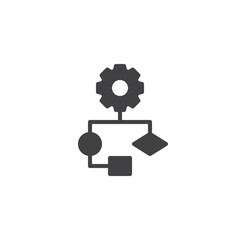 Process Mapping vector icon