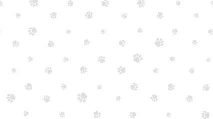 猫　足跡　シルエット　肉球　背景　白 © suorun