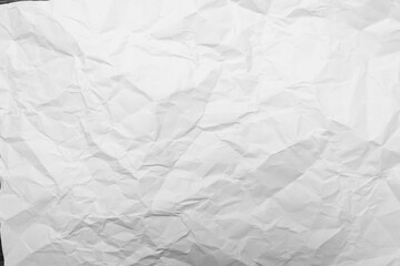 White Paper Texture background. Crumpled white paper abstract shape background with space paper recycle for text