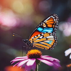 Fototapeta premium Butterfly Picture Closeup