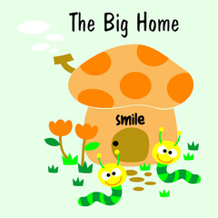 Cute Cartoon illustration designs are suitable for children's t-shirt designs, screen printed t-shirts, greeting cards and others.