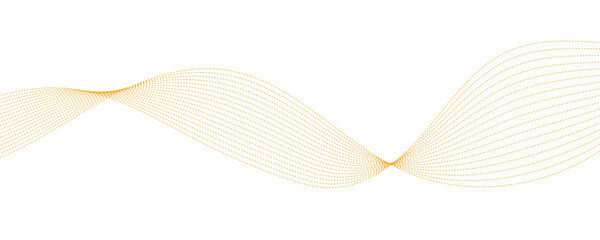 Abstract orange wavy background