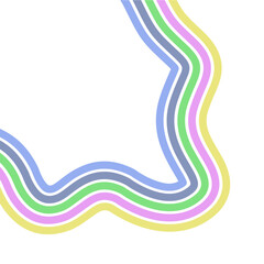 Cute Pastel Color Rainbow