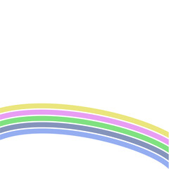 Cute Pastel Color Rainbow