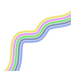 Cute Pastel Color Rainbow