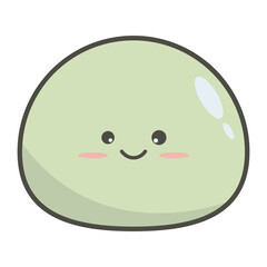 Cute Mochi Illustration