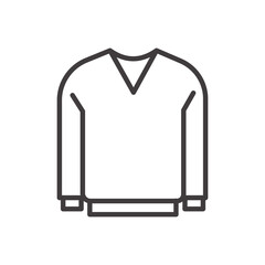 Knitwear Icon isolated on white background. Vector icon.