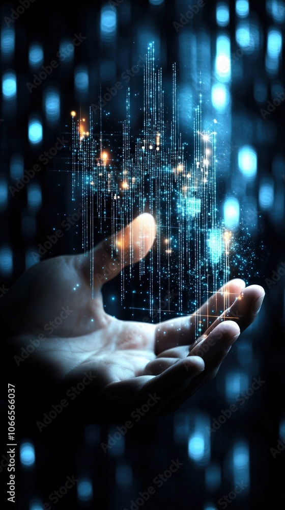 Poster explore innovative technology with a handful of data visualizations