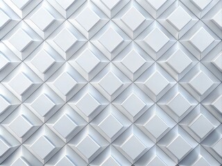 Abstract Background with 3D Geometric Squares - Modern Ceramic Tile Mosaic Design for Creative Projects