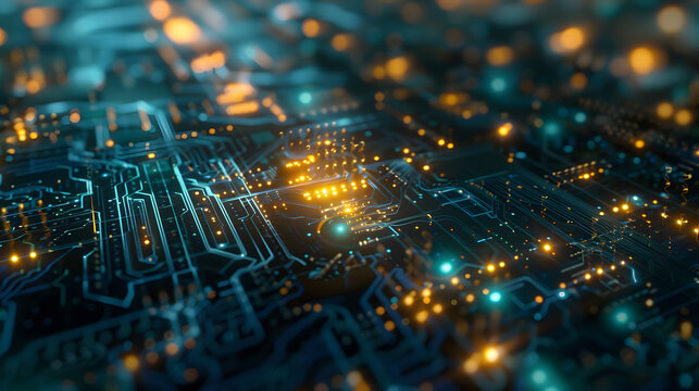 A close-up view of binary code flowing like light stream