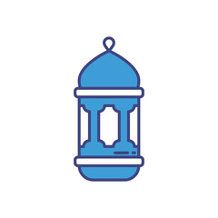 Ramadan Lantern vector icon stock illustration