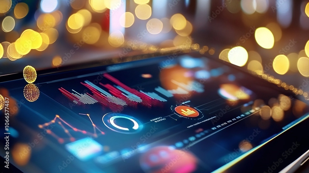 Poster dynamic data visualization for supply chain analysis