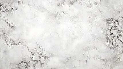 Old White Paper Background with Marbled Texture in Grayscale