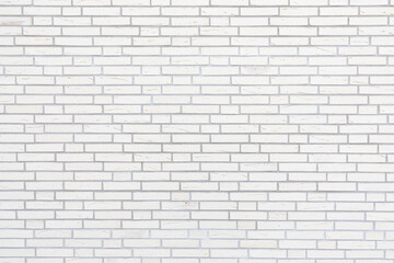 Fototapeta premium Big white brick wall background