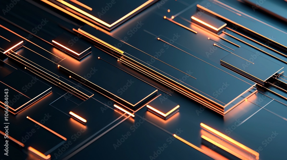 Poster explore the futuristic aesthetic of high-tech gaming setups with striking rgb lighting effects